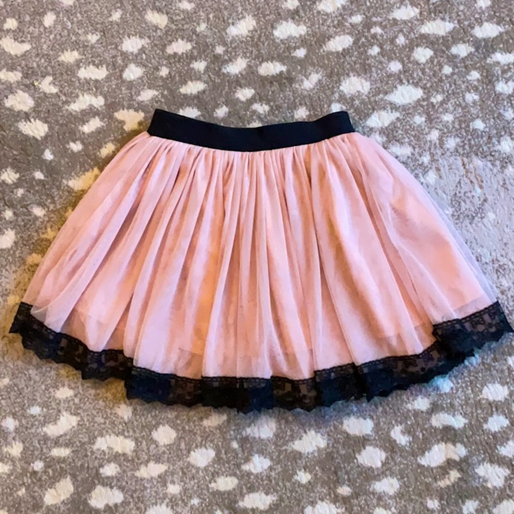 Pink and black Popatu skirt